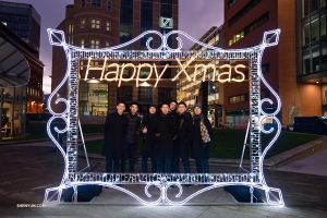 Season's greetings from Birmingham, U.K., where all performances are completely sold out. (Photo by dancer Tony Xue)